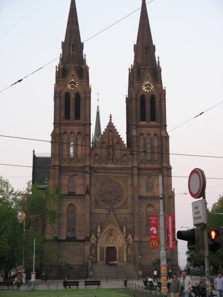 The Front of the Metro Church